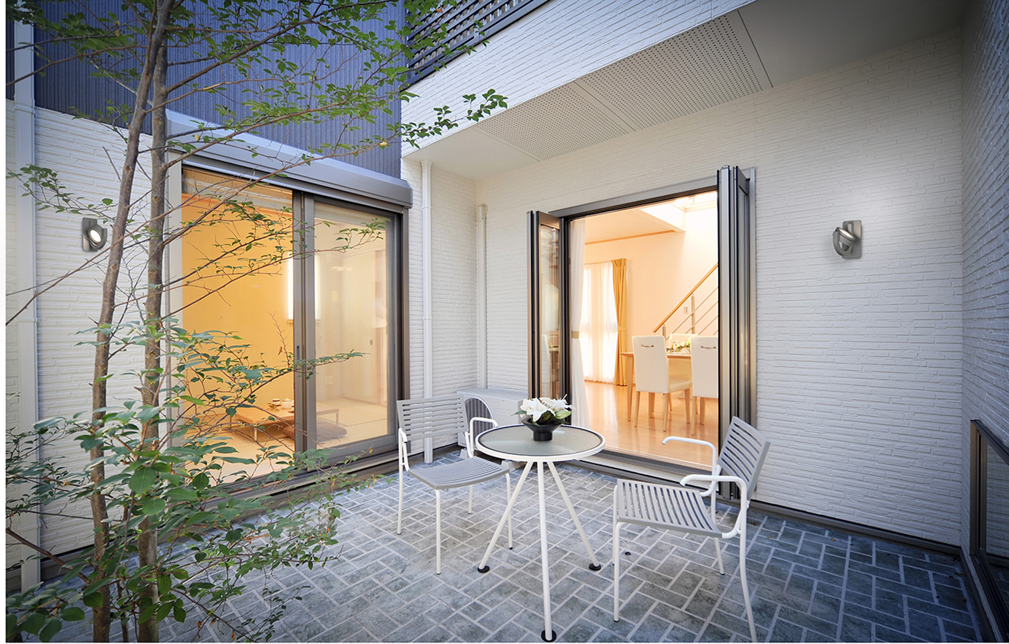 Iguazu Exterior Lights Mantra Fusion Exterior Wall Lights